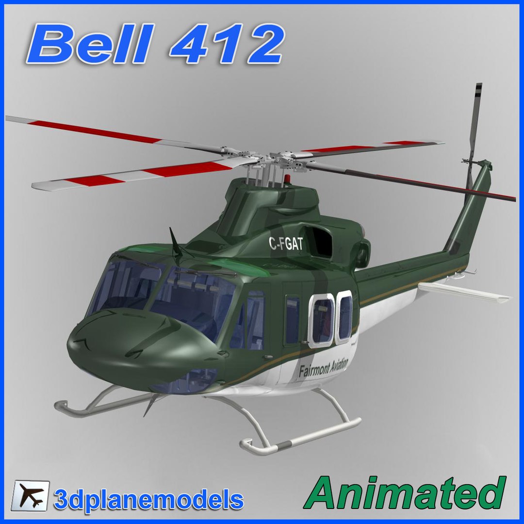 Bell 412 3d 3ds