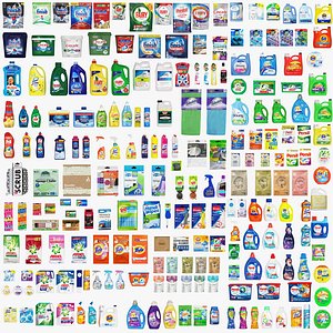 212 Units Celaning Products Collection