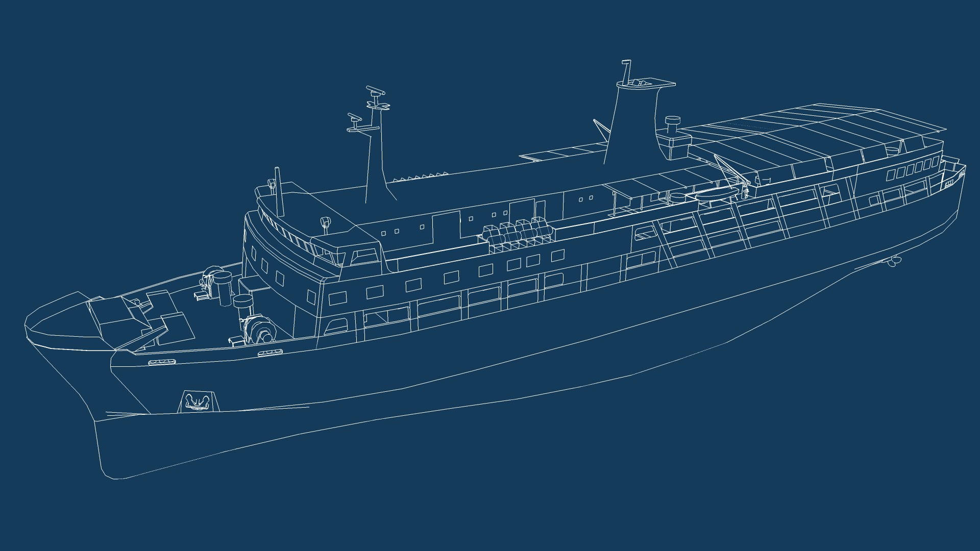 Mufidah Indonesia Ro-ro 3D Model - TurboSquid 1311793