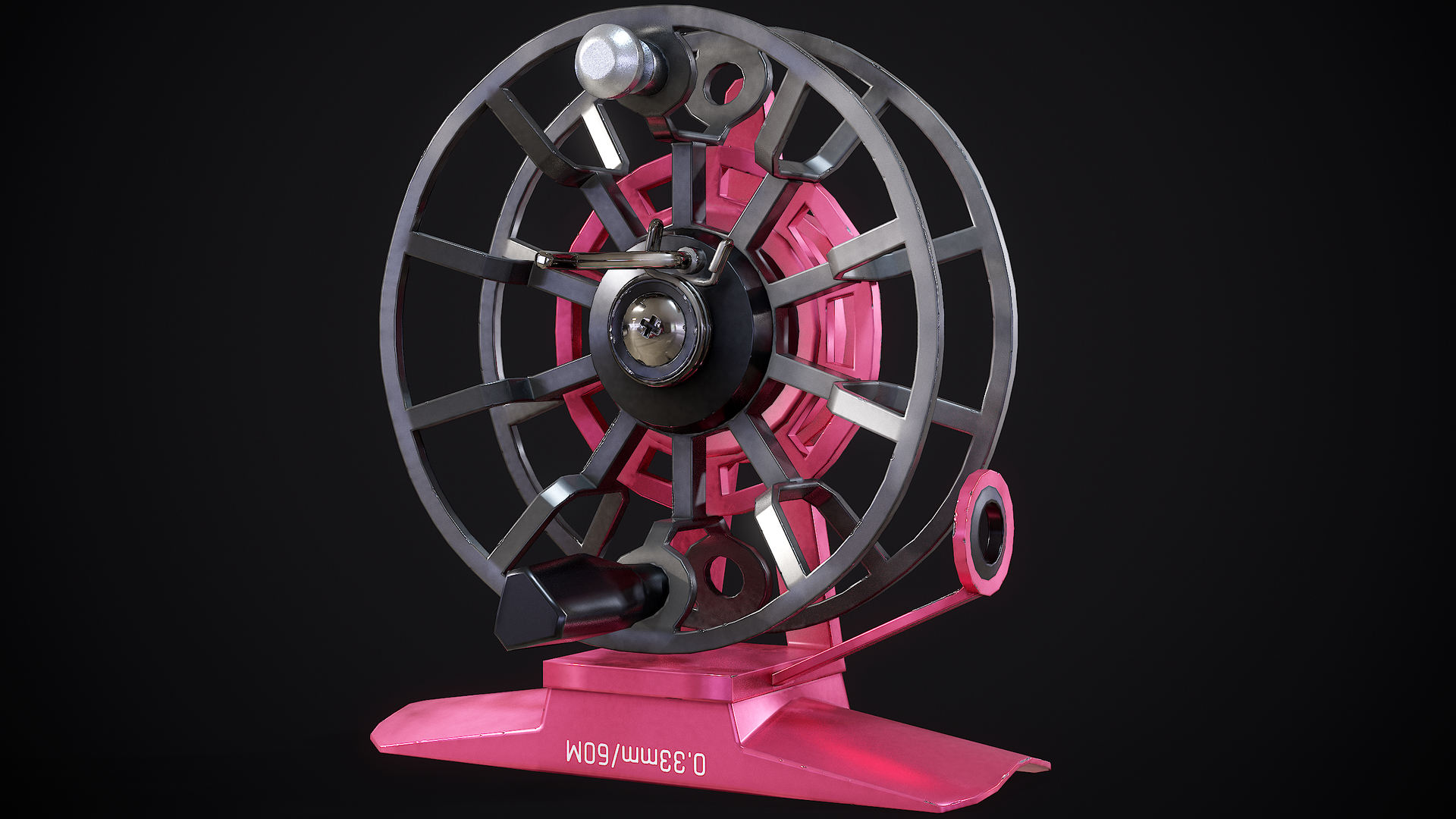 3D fly reel fishing TurboSquid 1713233