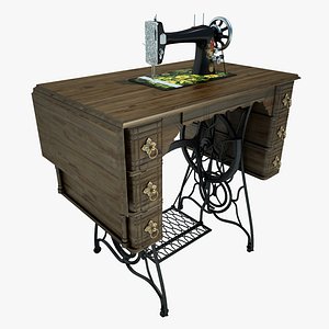 Antique Singer Sewing Machine 01