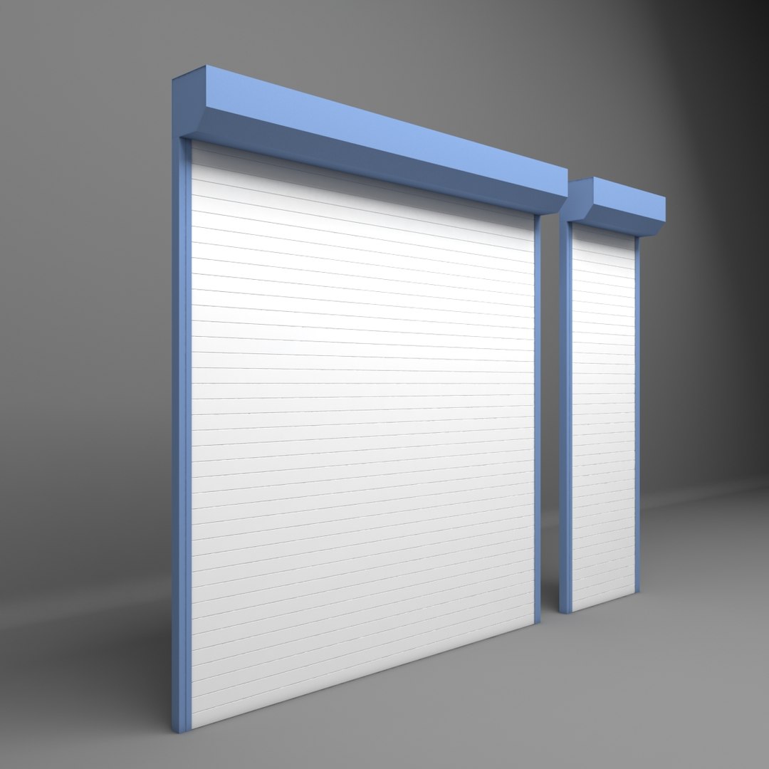 Electrically Shutter Garages Door 3D TurboSquid 1217839