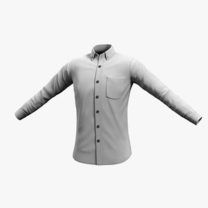long sleeve shirt 3D model
