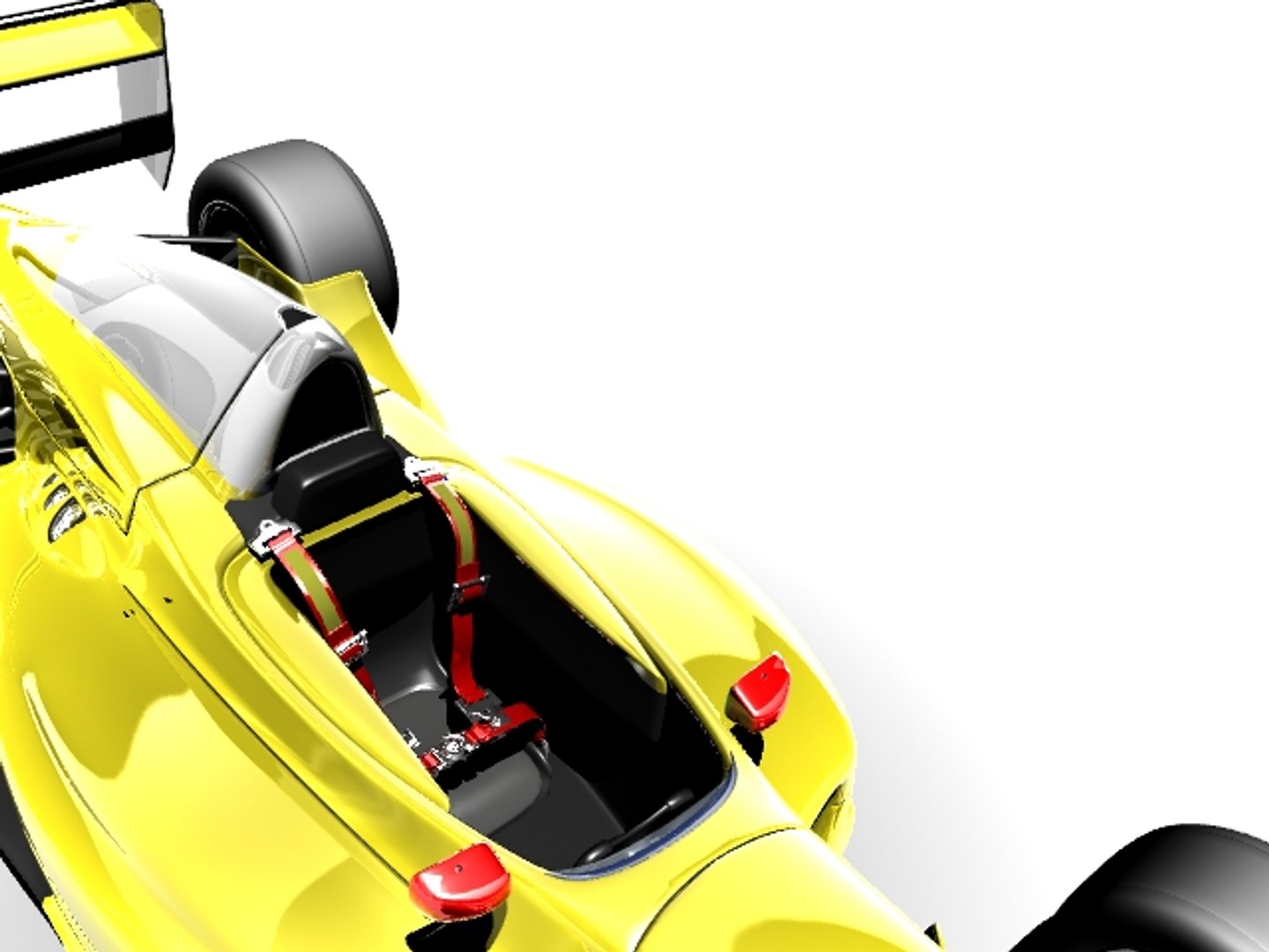 3d Max Formula Racing Car