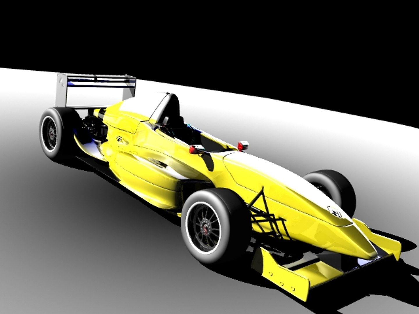 3d Max Formula Racing Car
