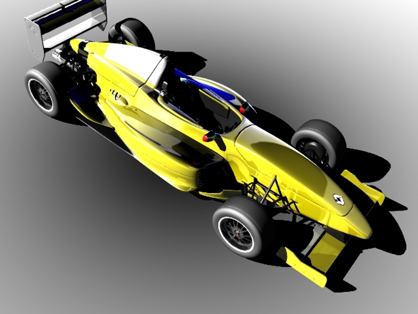 3d Max Formula Racing Car