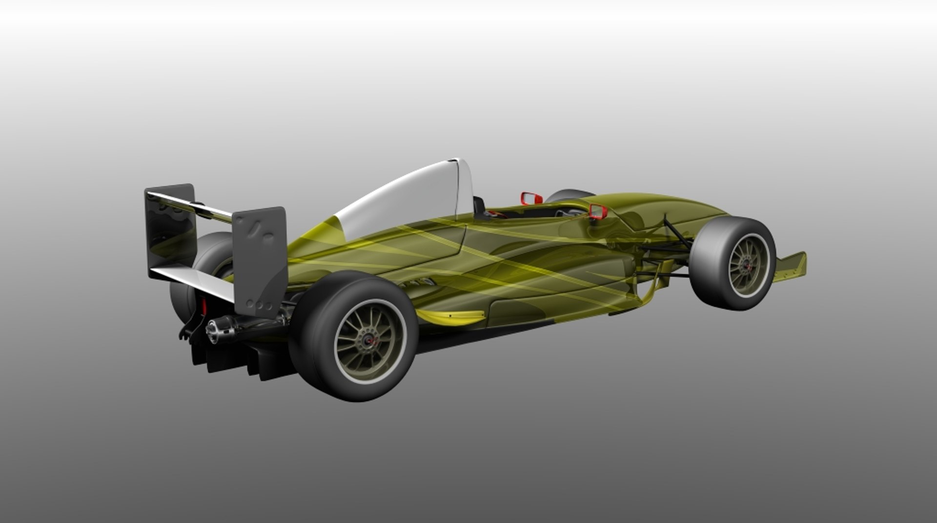3d Max Formula Racing Car