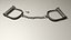 Pirate handcuffs with chain