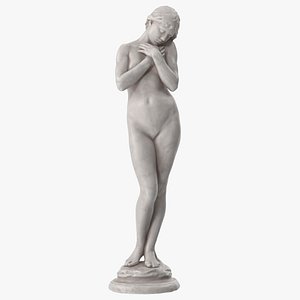 3D Spring Frost Marble Statue model