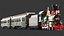Two Full Detailed Steam Trains With Interior