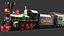 Two Full Detailed Steam Trains With Interior