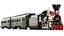 Two Full Detailed Steam Trains With Interior