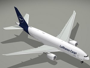 boeing lufthansa cargo b 3D model