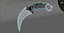Lowpoly gameobject CS knife Karambit