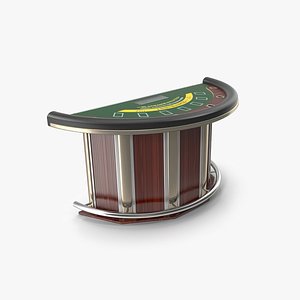 Blackjack Table 3D model