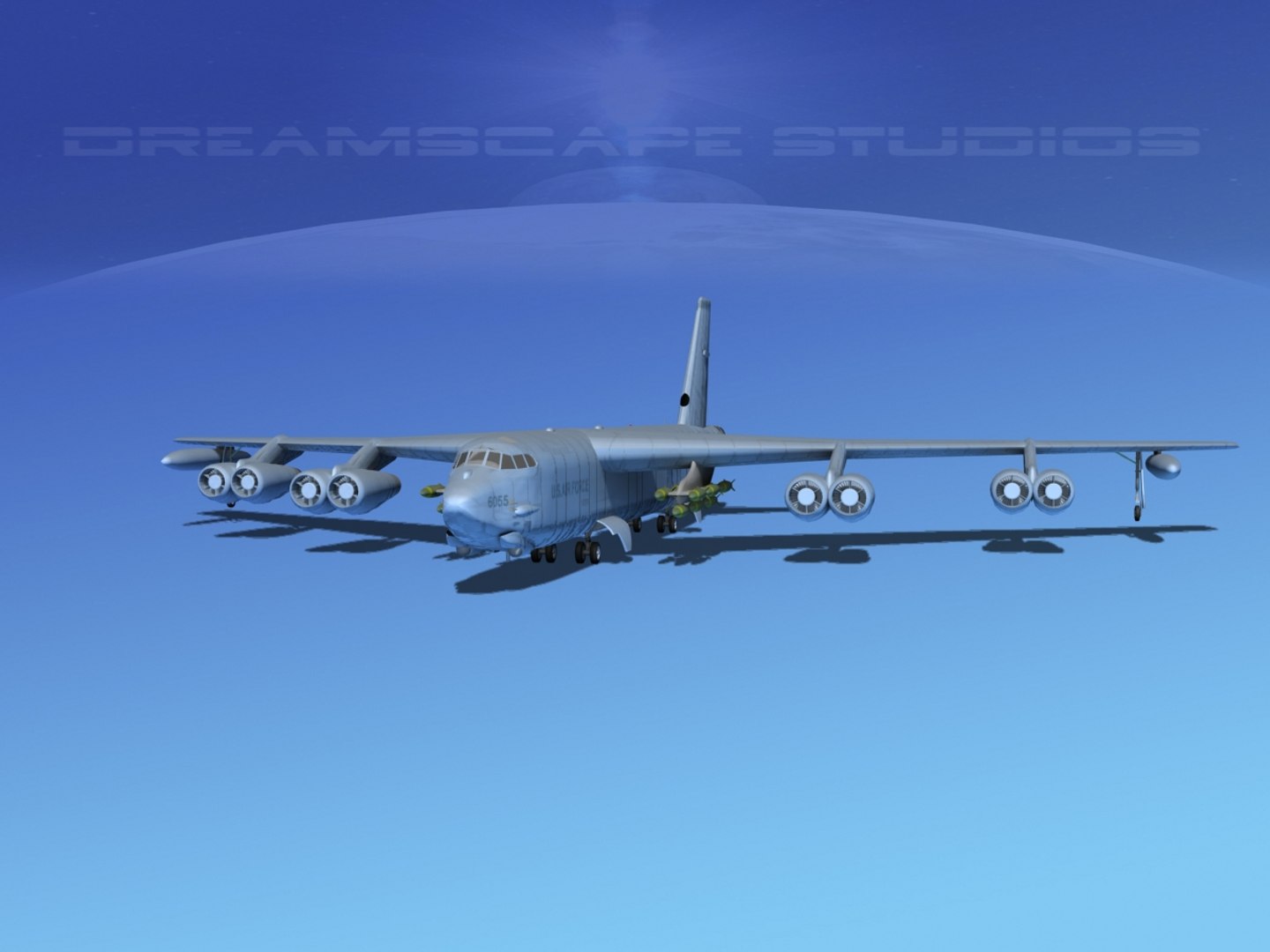 3d Stratofortress Boeing B-52 Bomber