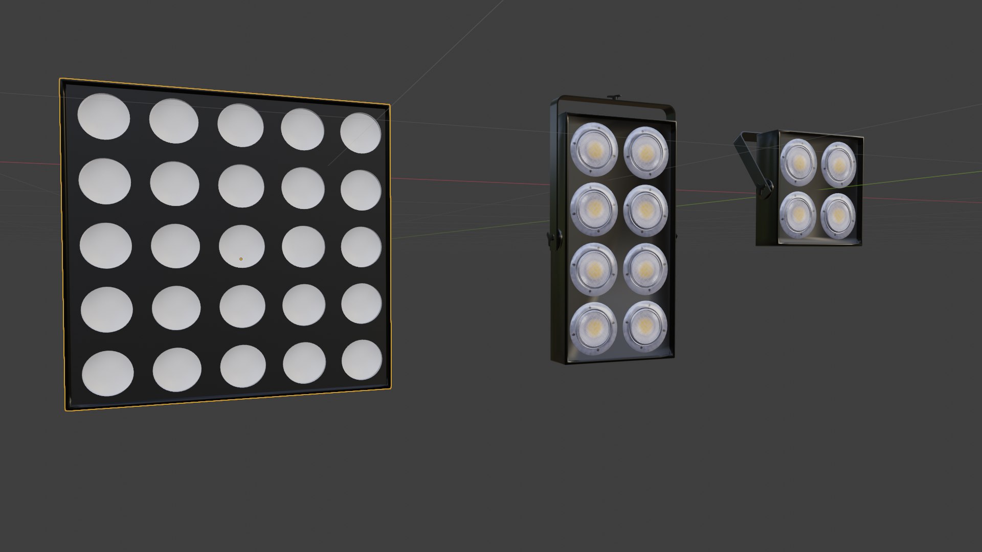 Blinding matrix 5x5 3D - TurboSquid 1791807