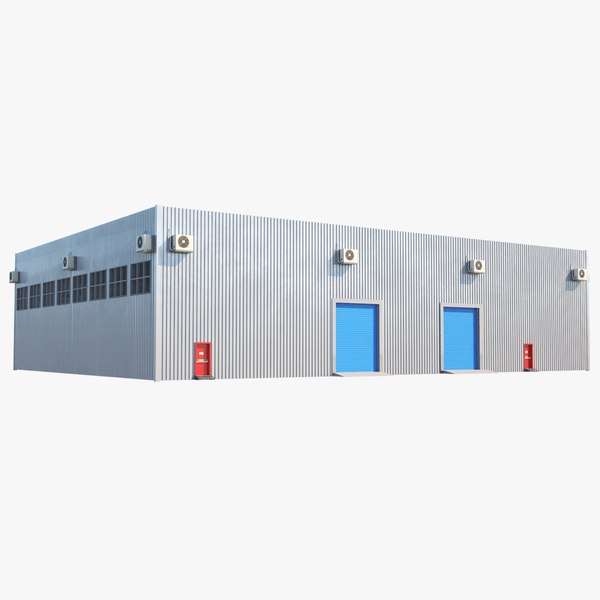 real warehouse 3D model