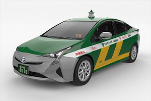 3D japanese taxi