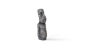 3D statue moai