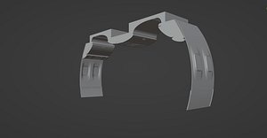 B777 Cabin Section 3D model
