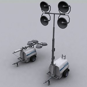 Mobile Construction Light Tower