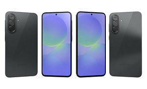 3D Samsung Galaxy A36 Black