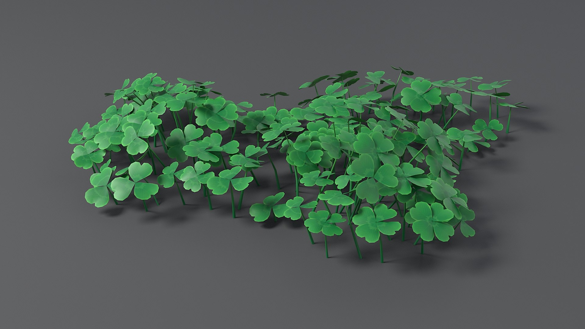 3D Cartoon Clover 11 Model - TurboSquid 2043184