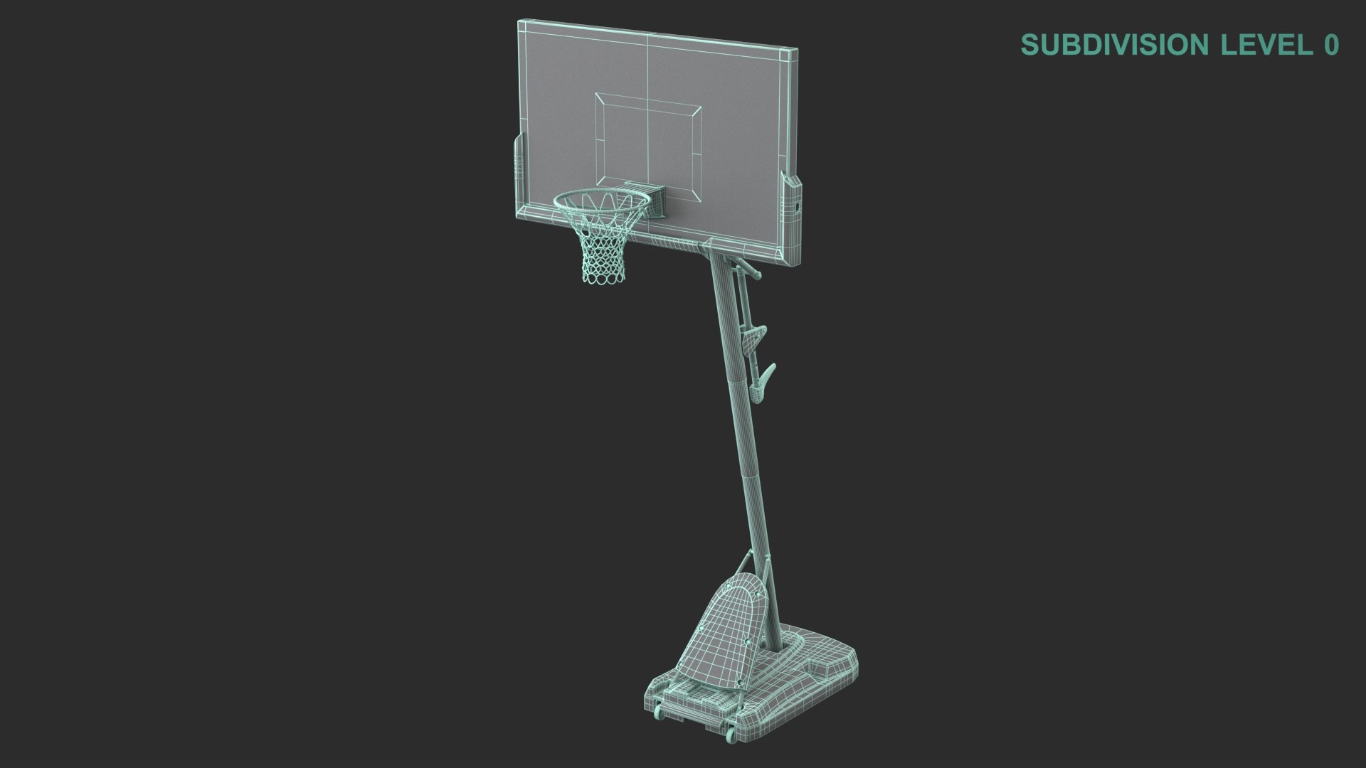 3D basketball net ripped gold - TurboSquid 1503285