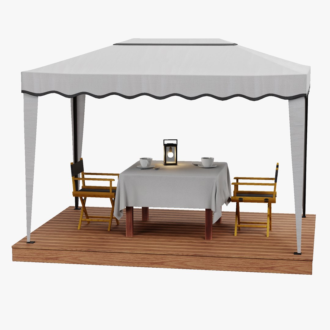 3D Gazebo Setup 16 TurboSquid 2061910