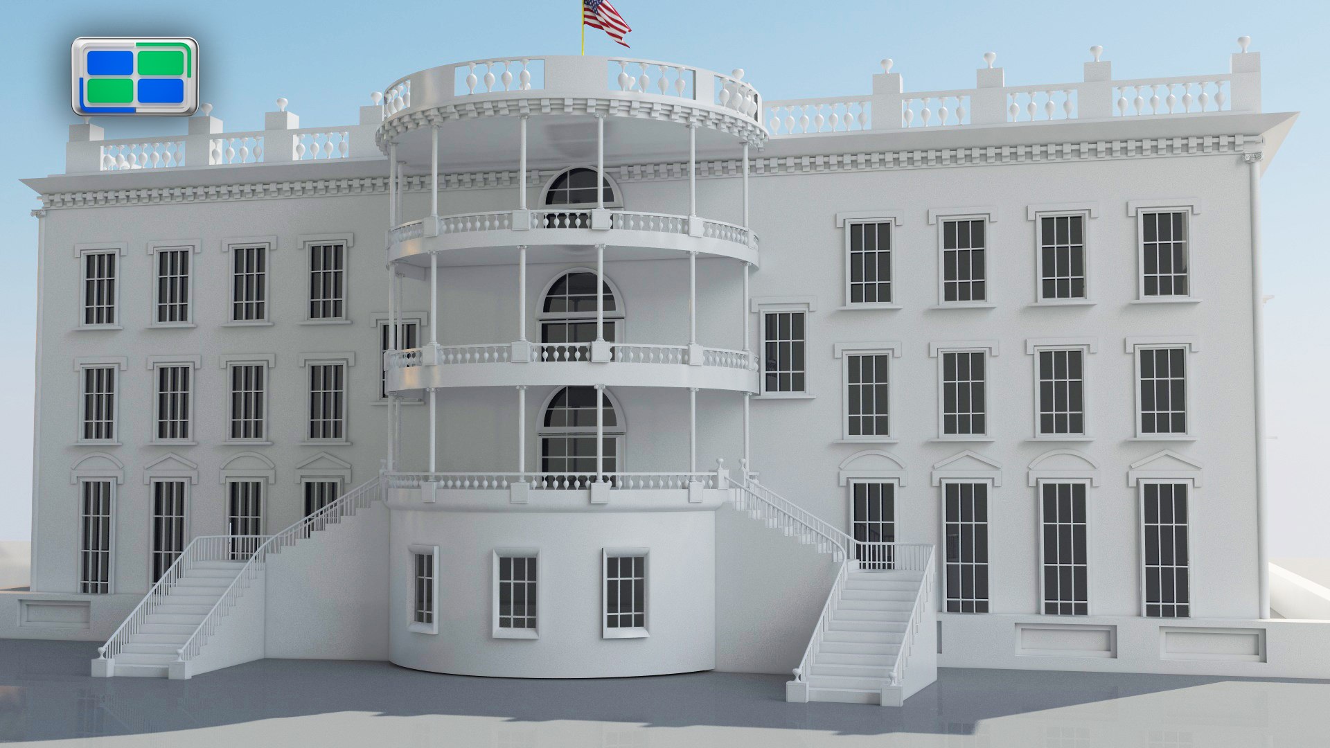 3d Model White House