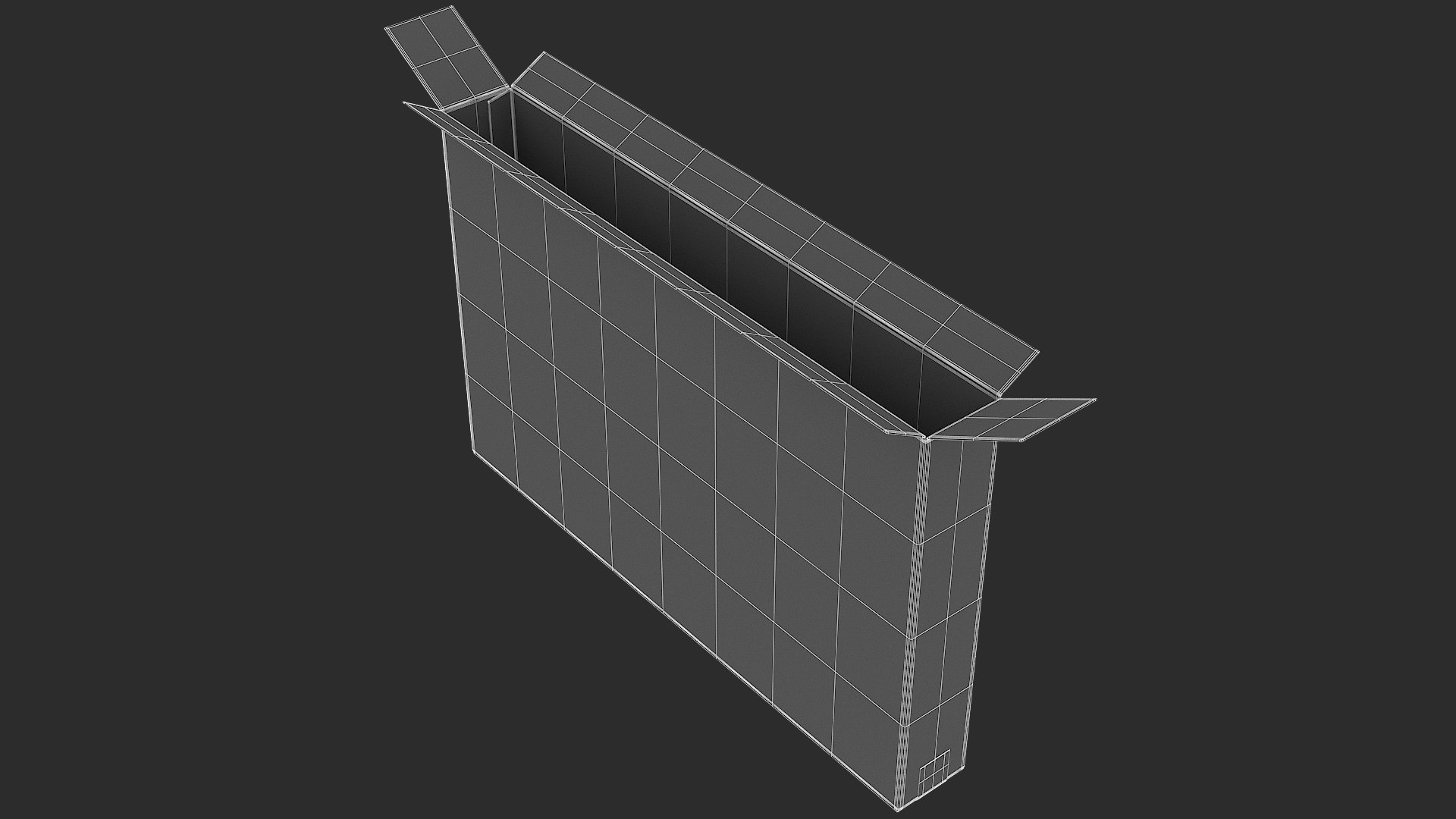 3D model Cardboard Box 7 Open https://p.turbosquid.com/ts-thumb/2o/lJcTAk/hk/wire4.1/png/1707075303/1920x1080/fit_q87/964c018c99d3a1120660386aeb91dfbf92261d2b/wire4.1.jpg