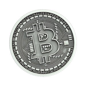 3D bitcoin coin bit