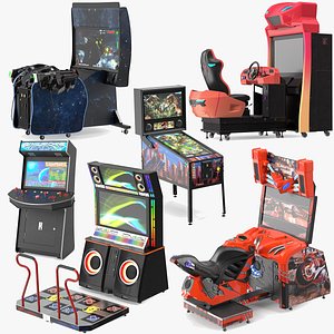 3D model Arcade Video Games Collection