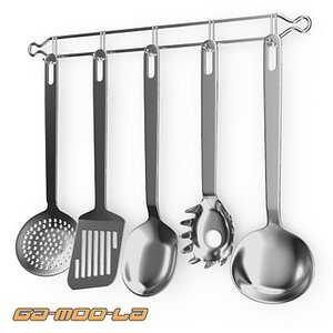 kitchen utencils 3d max