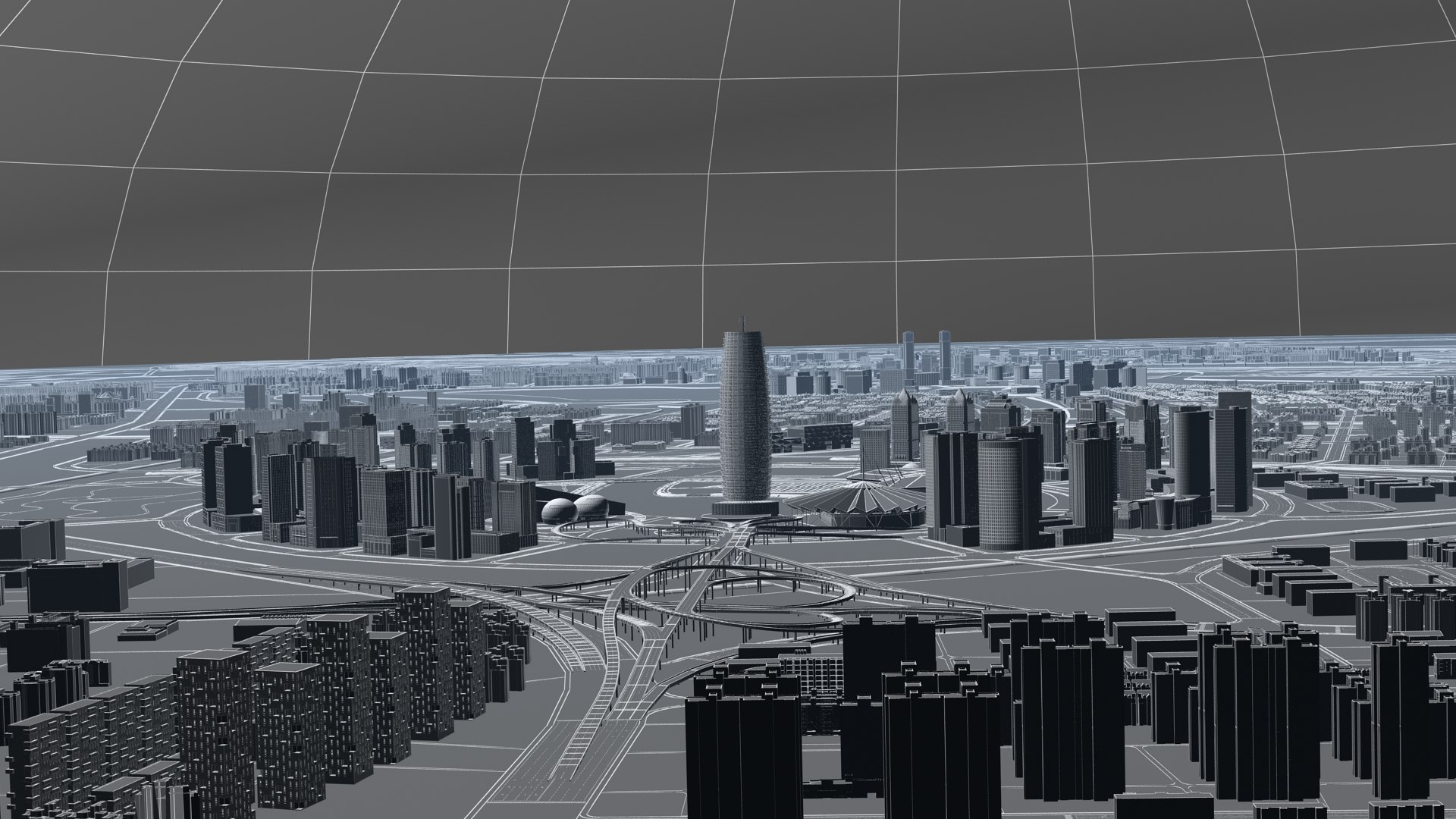 City Architecture Cityscape 3D Model - TurboSquid 1656992