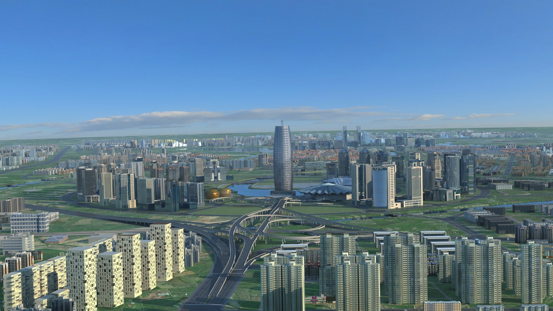 City Architecture Cityscape 3D Model - TurboSquid 1656992