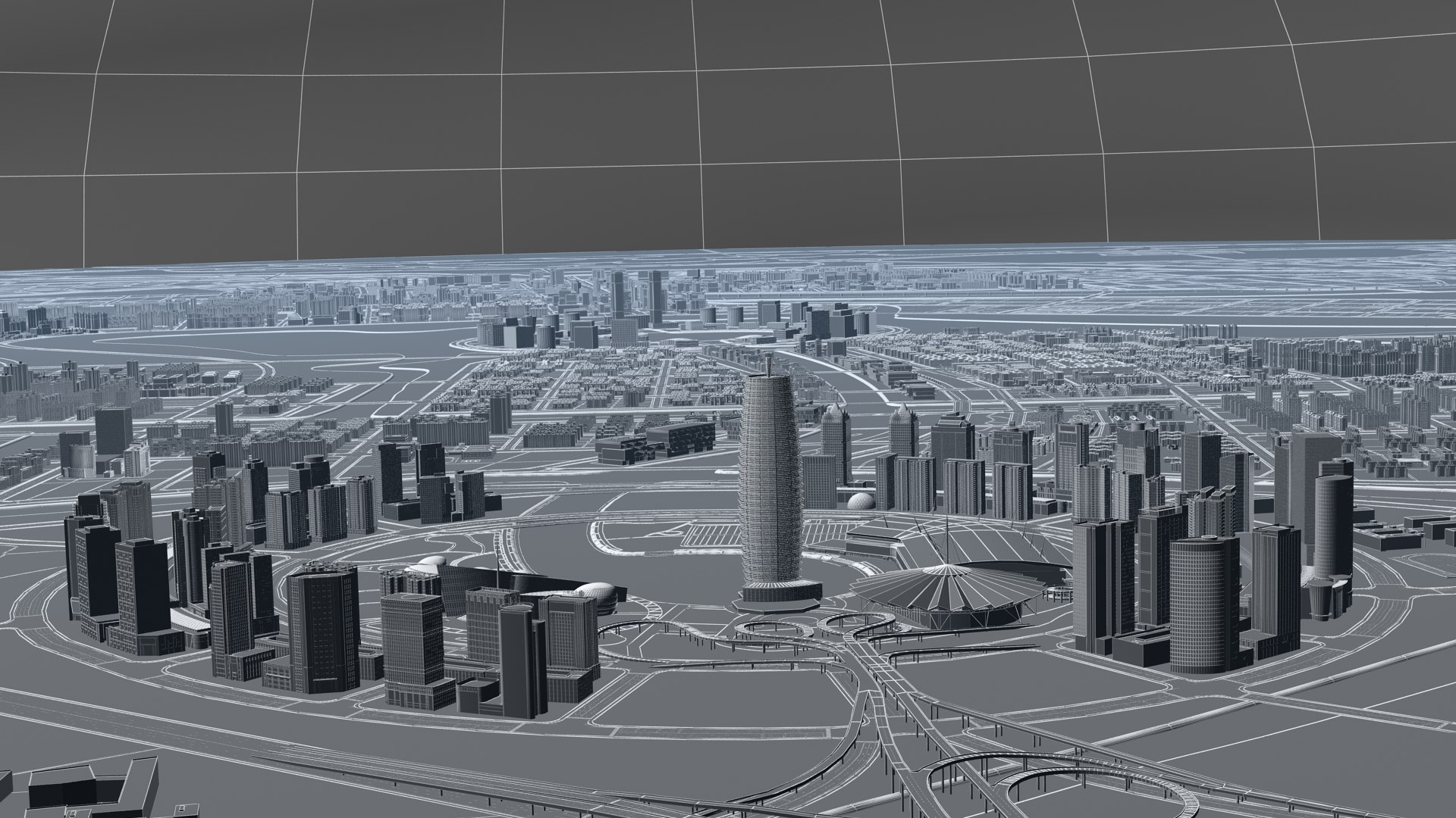 City Architecture Cityscape 3D Model - TurboSquid 1656992