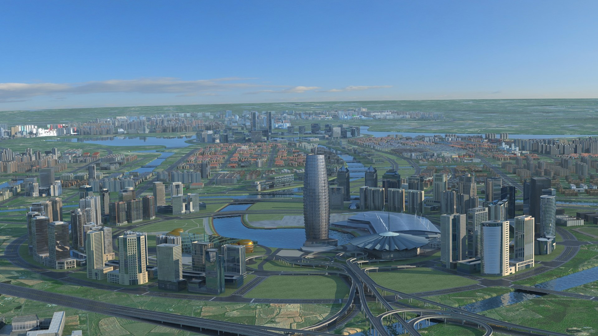 City Architecture Cityscape 3D Model - TurboSquid 1656992