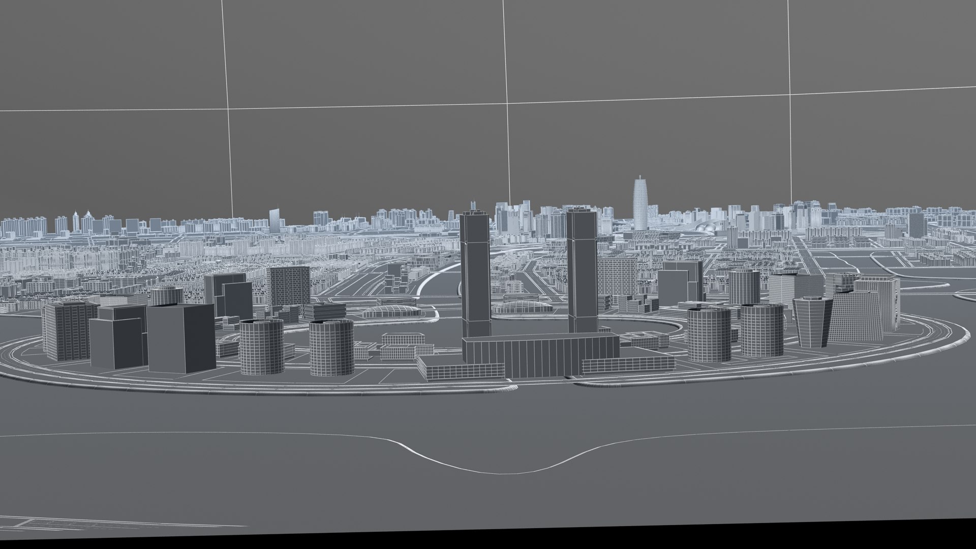 City Architecture Cityscape 3D Model - TurboSquid 1656992
