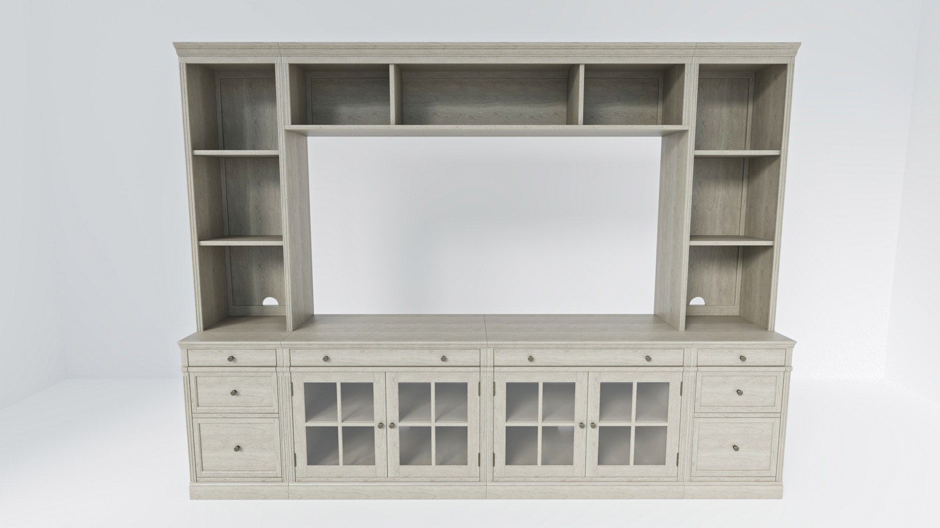 3D Livingston 7 Piece Entertainment Center 105inch - TurboSquid 2444350