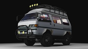 Adventure-Ready Off-Road Camper Van 3D