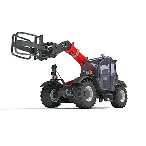 Telescopic Handler Telehandler Forklift 3D model