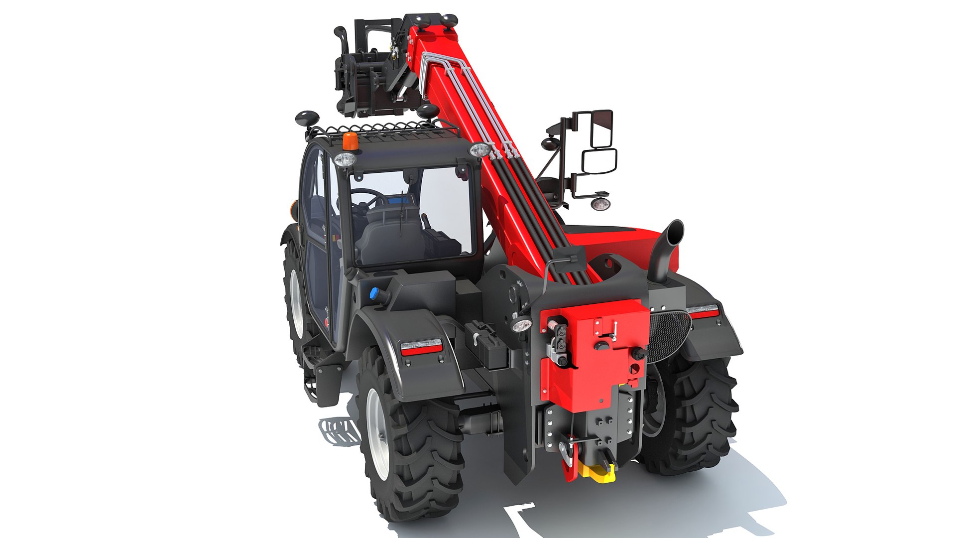 Telescopic Handler Telehandler Forklift 3D Model - TurboSquid 2272532