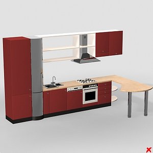 kitchen 3d max
