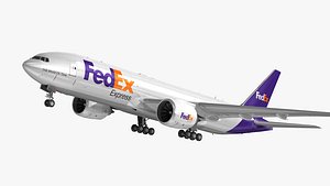 3D model Boeing 777-F FedEx