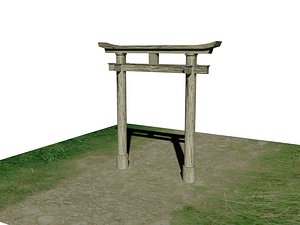 traditional japanese architecture 3D model