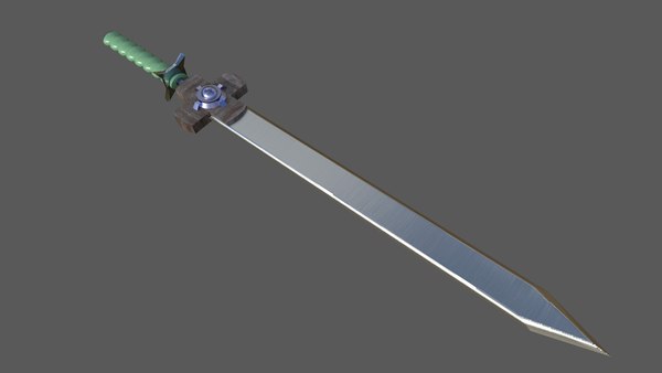 3D model bisento blade weapon edward - TurboSquid 1191006