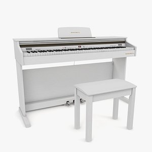 3D Kurzweil keyboard ka 130 White