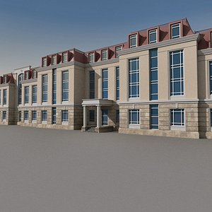 3d european building europe